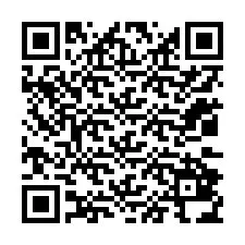 Código QR para número de teléfono +12032834605