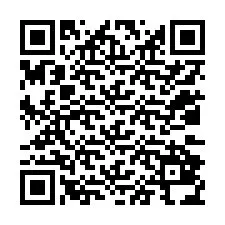 QR код за телефонен номер +12032834608