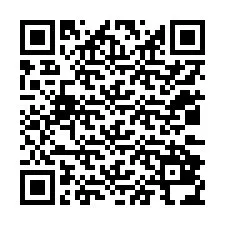 QR-koodi puhelinnumerolle +12032834614