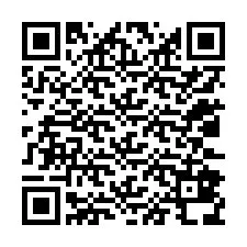 QR-koodi puhelinnumerolle +12032838878