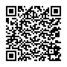 QR-koodi puhelinnumerolle +12032871814