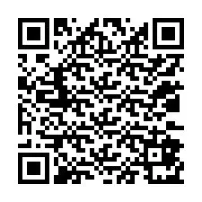 QR-koodi puhelinnumerolle +12032871818