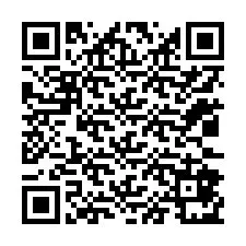 QR kód a telefonszámhoz +12032871821