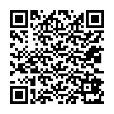 Código QR para número de telefone +12032871827