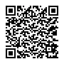 QR-Code für Telefonnummer +12032871828