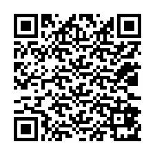 QR kód a telefonszámhoz +12032871829