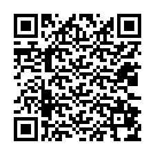 Código QR para número de teléfono +12032874527