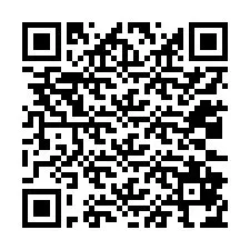 Código QR para número de teléfono +12032874533