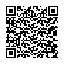 QR kód a telefonszámhoz +12032874535