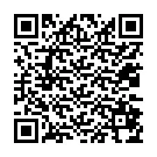 QR-Code für Telefonnummer +12032874543