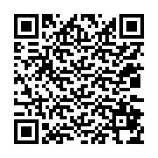 QR-код для номера телефона +12032874544