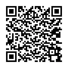 QR-code voor telefoonnummer +12032998433