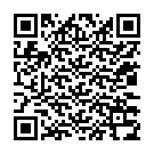 QR-koodi puhelinnumerolle +12033334684