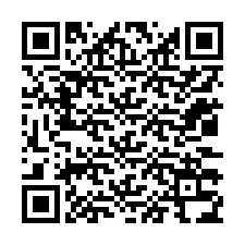 Código QR para número de teléfono +12033334685