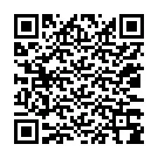 Código QR para número de telefone +12033384898