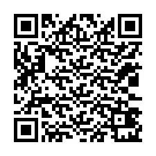 Codice QR per il numero di telefono +12033421231