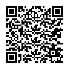 Código QR para número de teléfono +12033425527