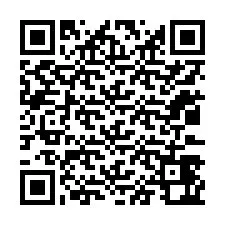 Código QR para número de telefone +12033462855