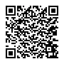 QR-koodi puhelinnumerolle +12033463756