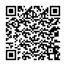 QR-koodi puhelinnumerolle +12033468254