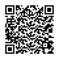 QR-koodi puhelinnumerolle +12033474325