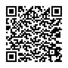 QR-koodi puhelinnumerolle +12033474328