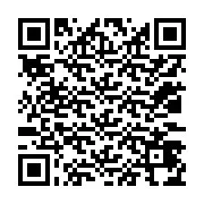 Código QR para número de teléfono +12033474989