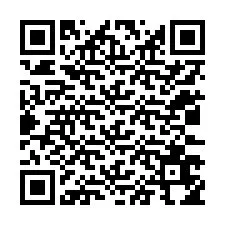 電話番号のQRコード +12033654764