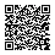 Kode QR untuk nomor Telepon +12033686025