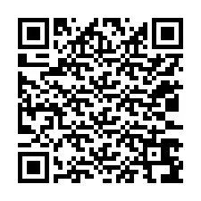 QR-koodi puhelinnumerolle +12033696834