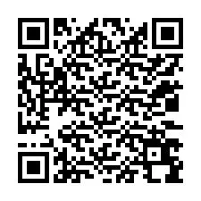 Código QR para número de teléfono +12033698684