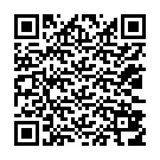 QR код за телефонен номер +12033816639