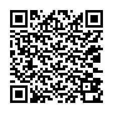 QR-koodi puhelinnumerolle +12033820338