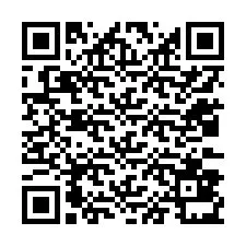 QR-koodi puhelinnumerolle +12033831746