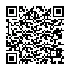 QR-koodi puhelinnumerolle +12033839952