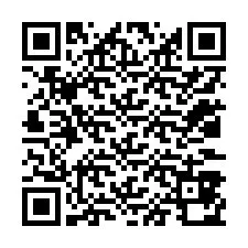 Código QR para número de teléfono +12033870889