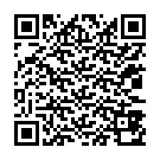 Código QR para número de teléfono +12033870890