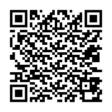 電話番号のQRコード +12033870897
