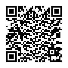 QR kód a telefonszámhoz +12033871511