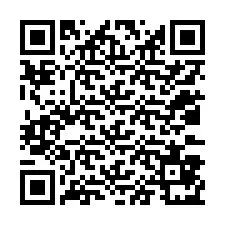 Código QR para número de telefone +12033871518