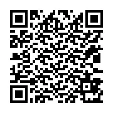 QR Code สำหรับหมายเลขโทรศัพท์ +12033871521