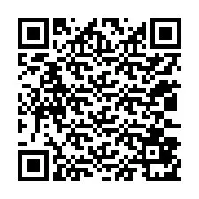 QR-код для номера телефона +12033871774