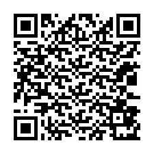 QR kód a telefonszámhoz +12033871775