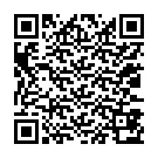 Kode QR untuk nomor Telepon +12033872078