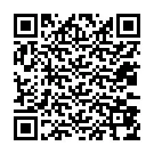 QR-koodi puhelinnumerolle +12033874317