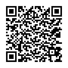 Código QR para número de teléfono +12033874469