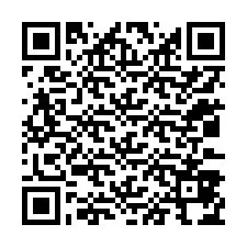 QR-код для номера телефона +12033874954