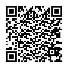 Código QR para número de telefone +12033874956