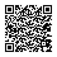 Código QR para número de telefone +12033874957