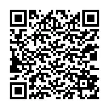 QR-code voor telefoonnummer +12033875654